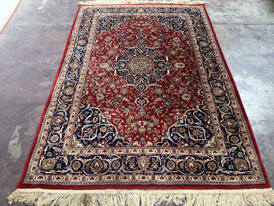 Hand Knotted Wool Persian Area Rug 50 X 71 [Photo 2]