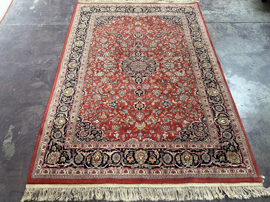 Hand Knotted Wool Persian Area Rug 50 X 72 [Photo 3]