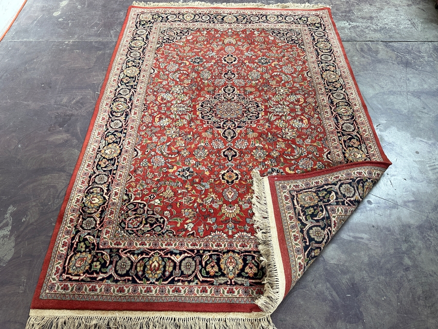 Hand Knotted Wool Persian Area Rug 50 X 72 [Photo 6]