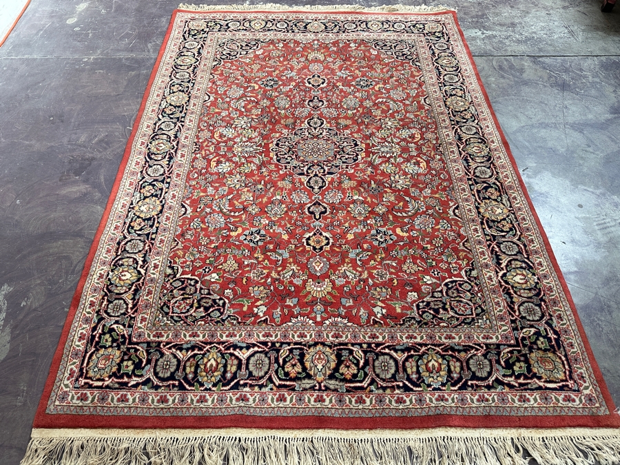 Hand Knotted Wool Persian Area Rug 50 X 72 [Photo 2]