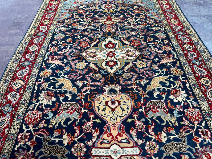 Hand Knotted Wool Persian Area Rug Made In Iran 54 X 83 [Photo 4]