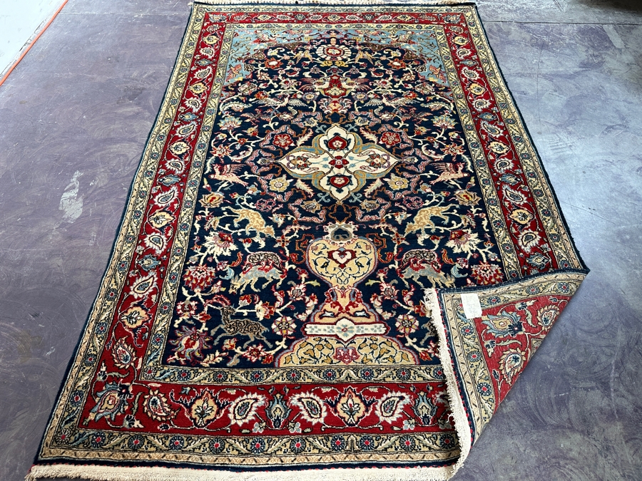 Hand Knotted Wool Persian Area Rug Made In Iran 54 X 83 [Photo 12]