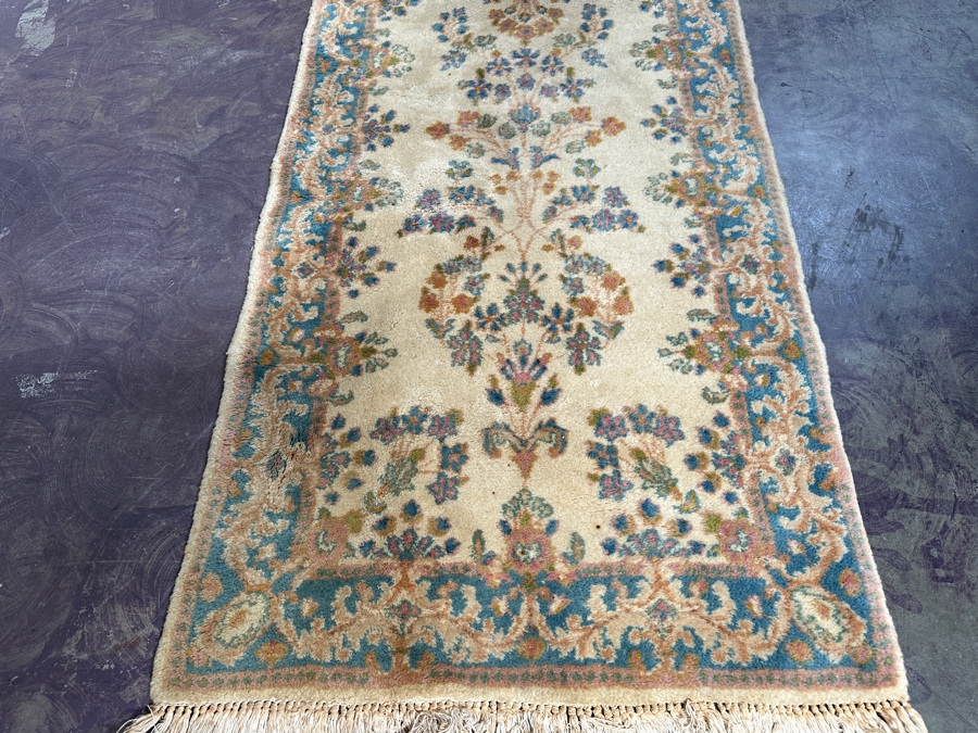 Hand Knotted Wool Persian Runner Rug 31.5 X 122 [Photo 4]