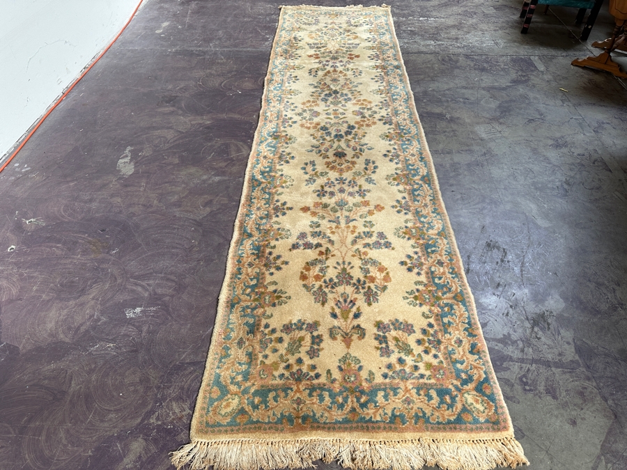 Hand Knotted Wool Persian Runner Rug 31.5 X 122 [Photo 3]
