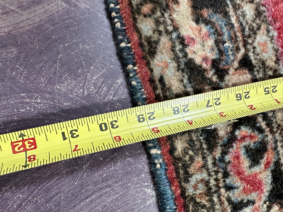 Hand Knotted Wool Persian Area Rug 29 X 60 [Photo 10]