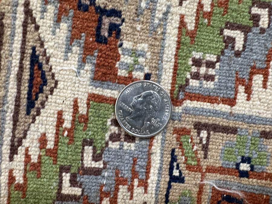 Hand Knotted Wool Persian Runner Rug 30 X 112 [Photo 9]