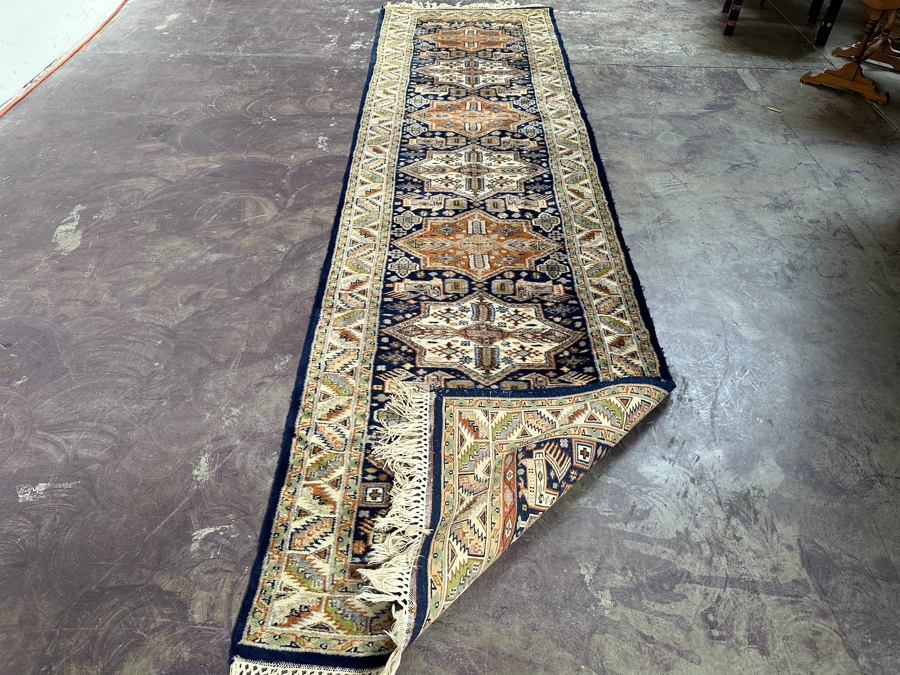 Hand Knotted Wool Persian Runner Rug 30 X 112 [Photo 8]