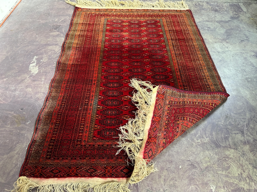 Hand Knotted Wool Persian Area Rug Measure [Photo 8]