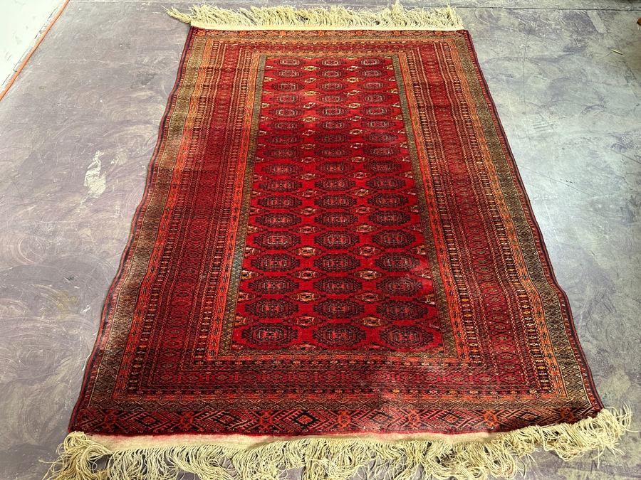 Hand Knotted Wool Persian Area Rug Measure [Photo 7]