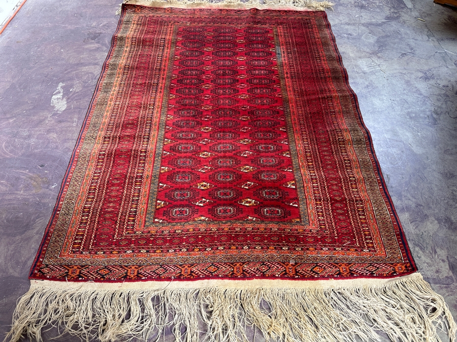 Hand Knotted Wool Persian Area Rug Measure [Photo 3]