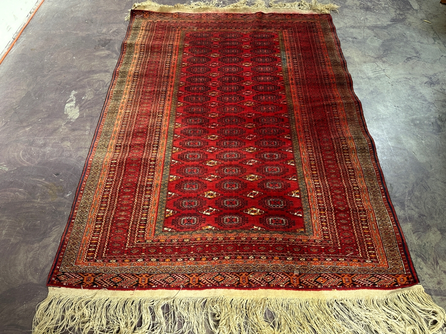 Hand Knotted Wool Persian Area Rug Measure [Photo 5]