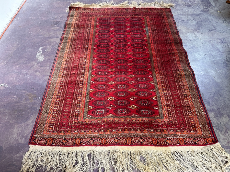 Hand Knotted Wool Persian Area Rug Measure [Photo 2]