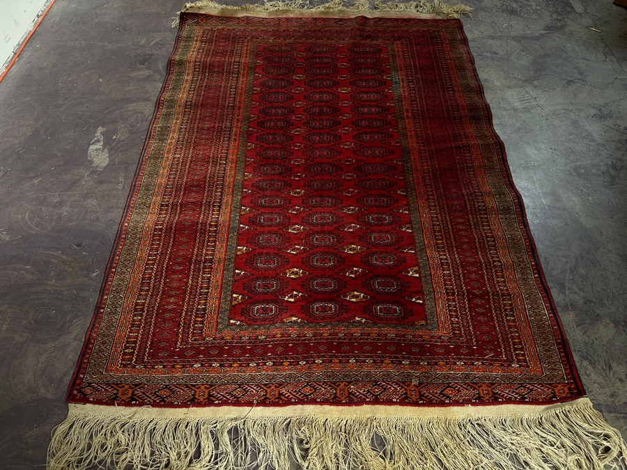 Hand Knotted Wool Persian Area Rug Measure [Photo 6]