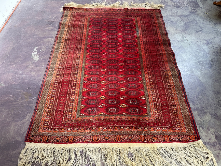 Hand Knotted Wool Persian Area Rug Measure [Photo 4]
