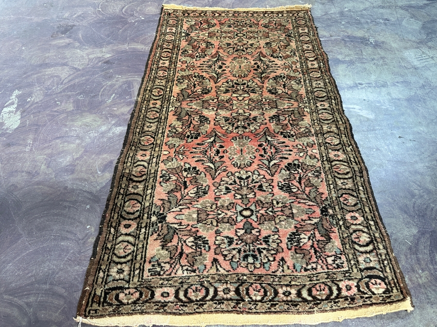 Hand Knotted Wool Persian Area Rug Made In Iran 31 X 57.5 [Photo 3]