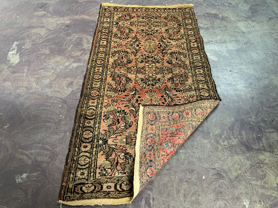 Hand Knotted Wool Persian Area Rug Made In Iran 31 X 57.5 [Photo 6]