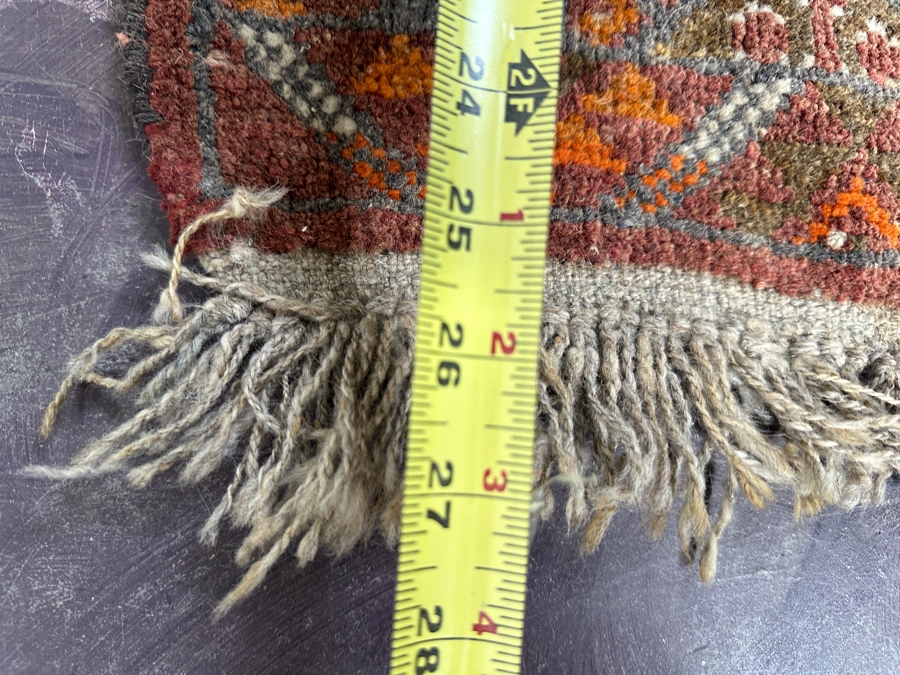 Hand Knotted Wool Persian Area Rug 18.5 X 26 [Photo 8]