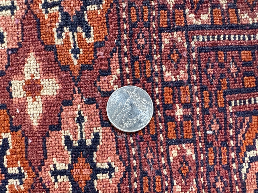 Finely Hand Knotted Wool Persian Area Rug 74 X 110 [Photo 8]