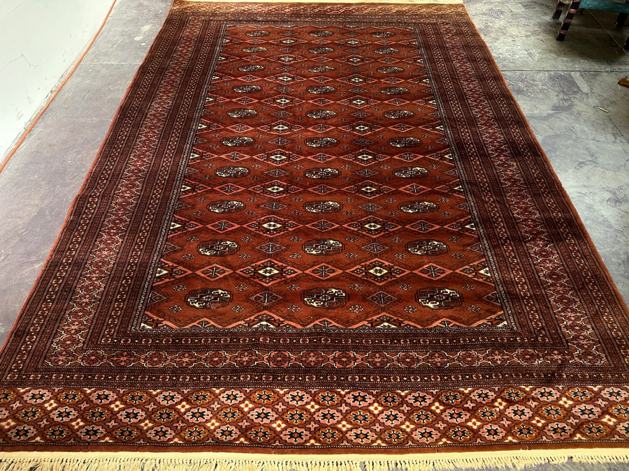Finely Hand Knotted Wool Persian Area Rug 74 X 110 [Photo 2]
