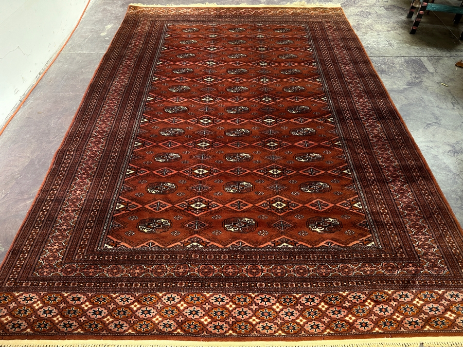 Finely Hand Knotted Wool Persian Area Rug 74 X 110 [Photo 3]