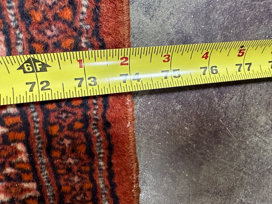 Finely Hand Knotted Wool Persian Area Rug 74 X 110 [Photo 9]