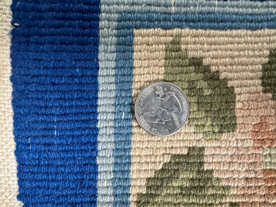 Hand Knotted Wool Chinese Area Rug 36 X 64 [Photo 8]