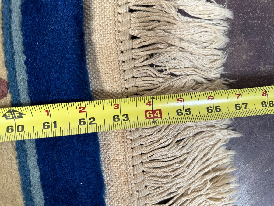 Hand Knotted Wool Chinese Area Rug 36 X 64 [Photo 10]