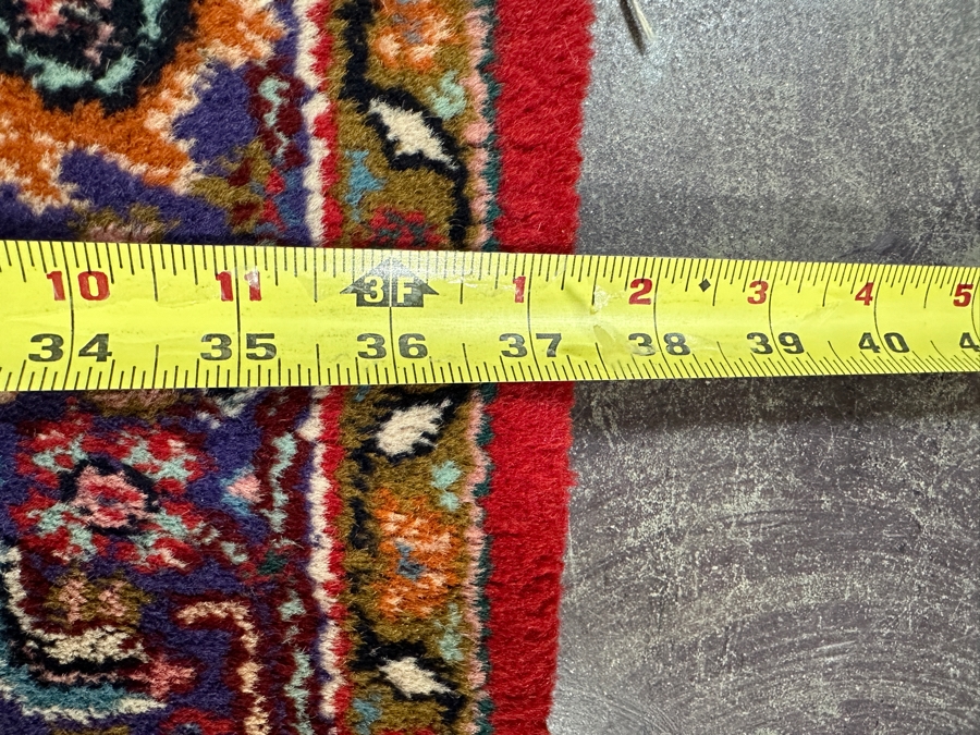 Hand Knotted Wool Persian Area Rug Made In India 37 X 63 [Photo 12]