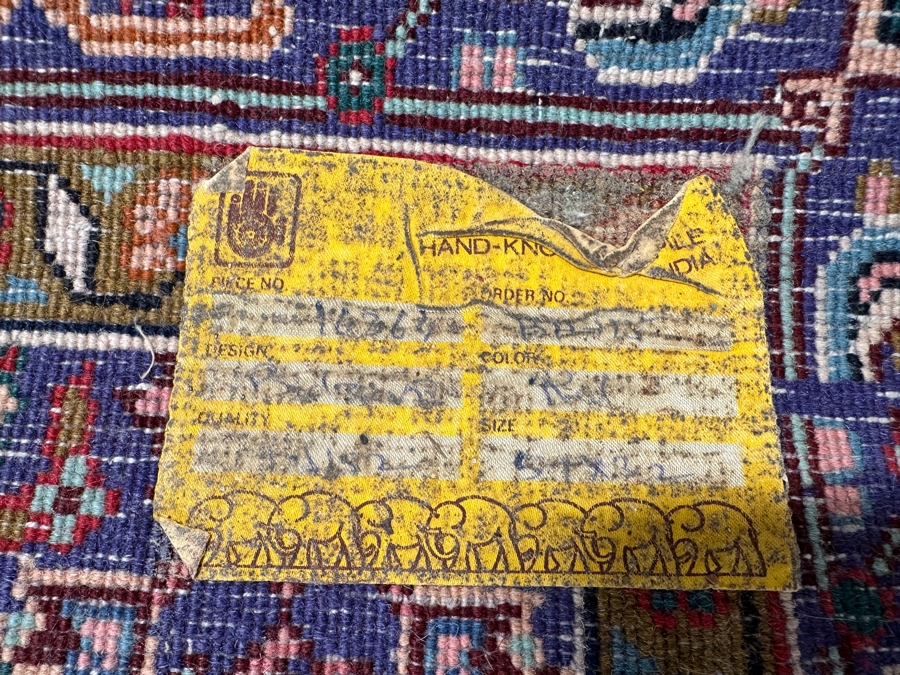 Hand Knotted Wool Persian Area Rug Made In India 37 X 63 [Photo 10]