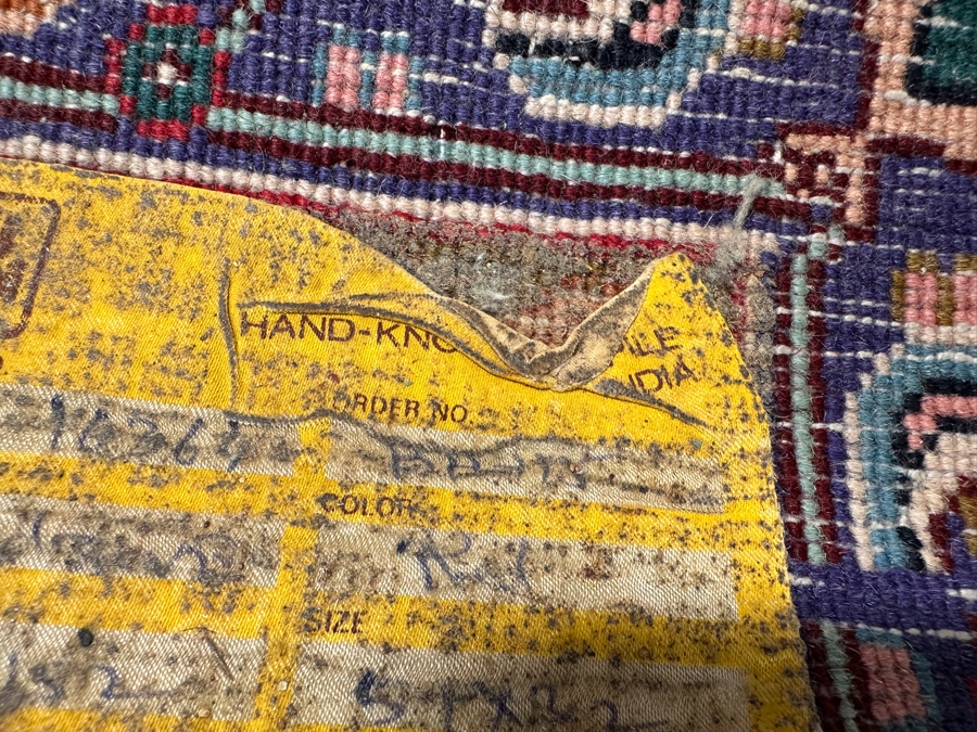 Hand Knotted Wool Persian Area Rug Made In India 37 X 63 [Photo 11]