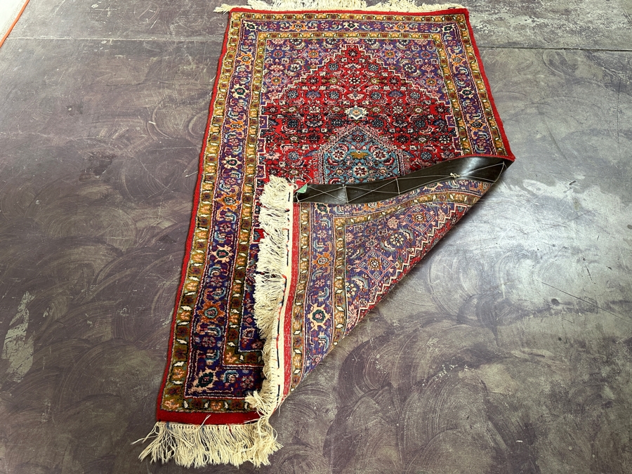 Hand Knotted Wool Persian Area Rug Made In India 37 X 63 [Photo 7]
