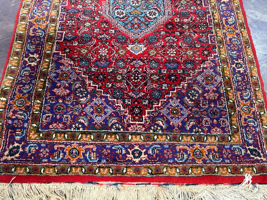 Hand Knotted Wool Persian Area Rug Made In India 37 X 63 [Photo 4]