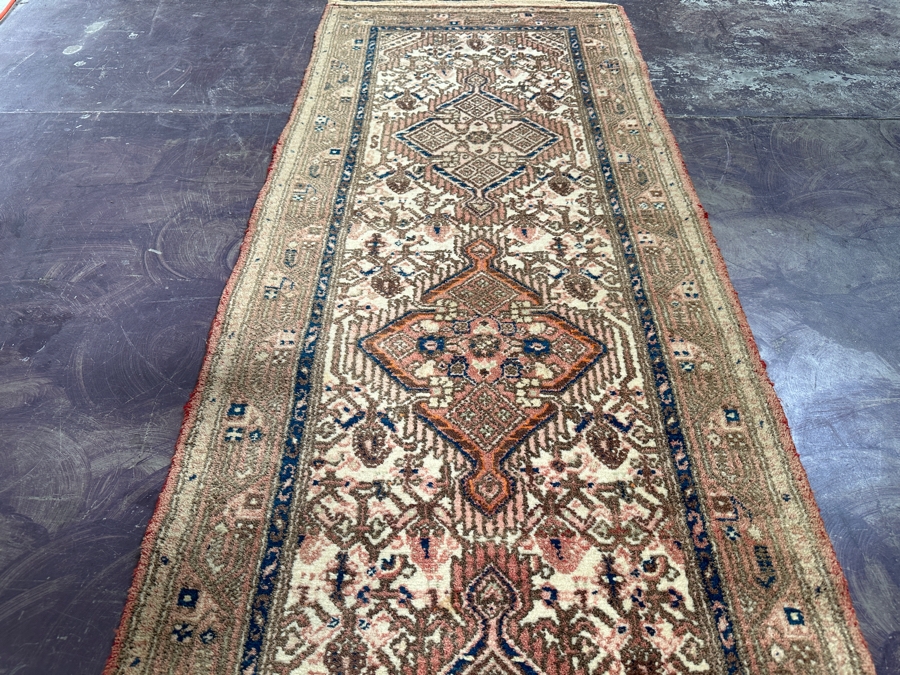 Hand Knotted Wool Persian Runner Rug Made In Iran 30 X 94 [Photo 6]