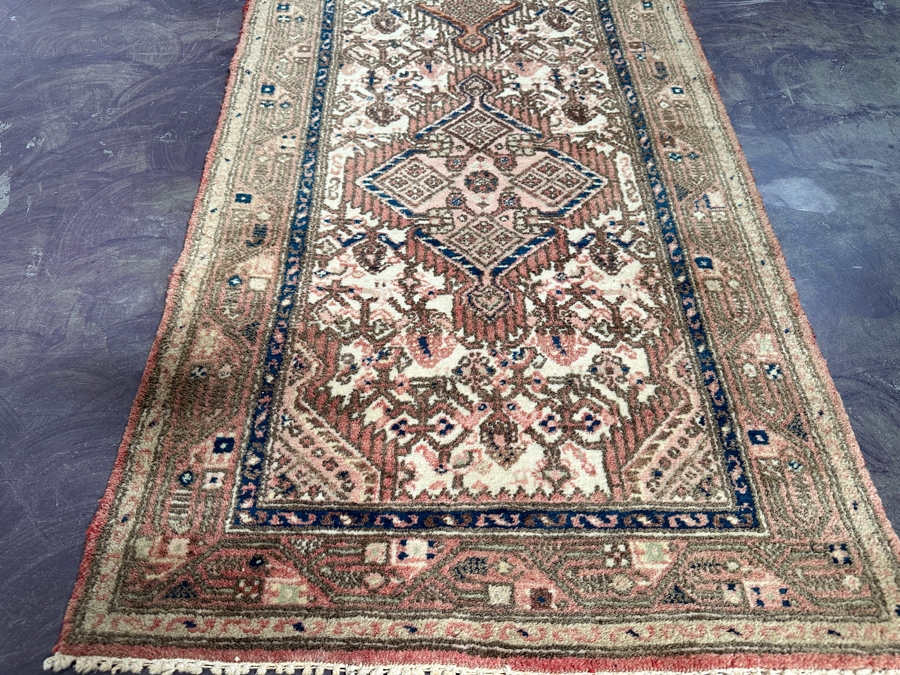Hand Knotted Wool Persian Runner Rug Made In Iran 30 X 94 [Photo 4]