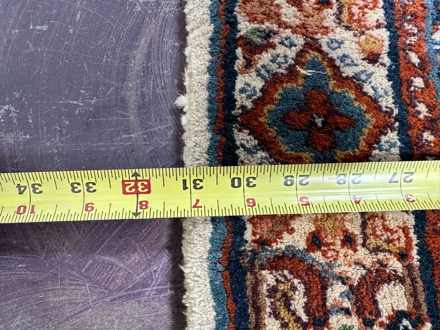 Hand Knotted Wool Persian Area Rug Made In India 31 X 53 [Photo 9]