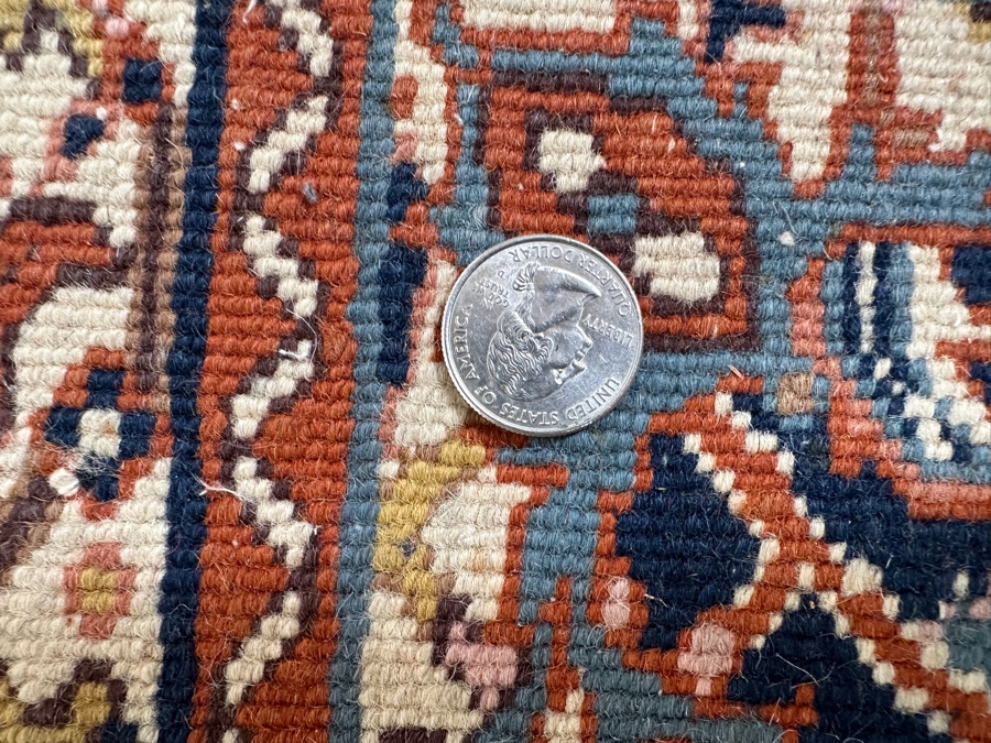 Hand Knotted Wool Persian Area Rug Made In India 31 X 53 [Photo 8]