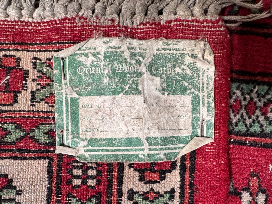 Hand Knotted Wool Persian Prayer Rug 19.5 X 26 [Photo 8]