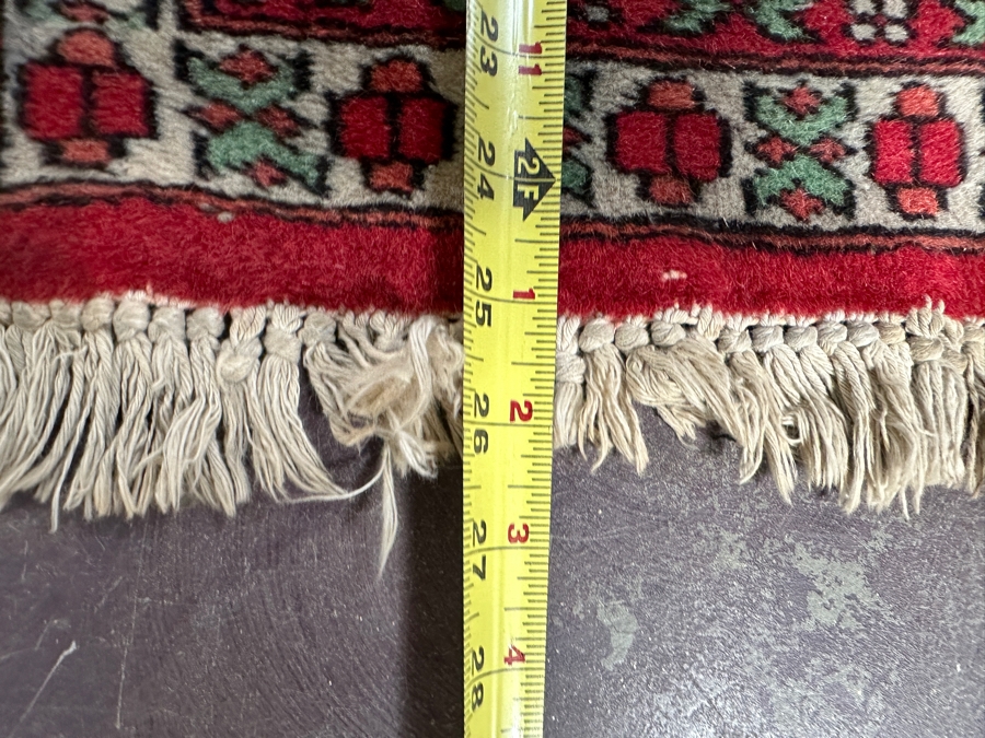 Hand Knotted Wool Persian Prayer Rug 19.5 X 26 [Photo 11]