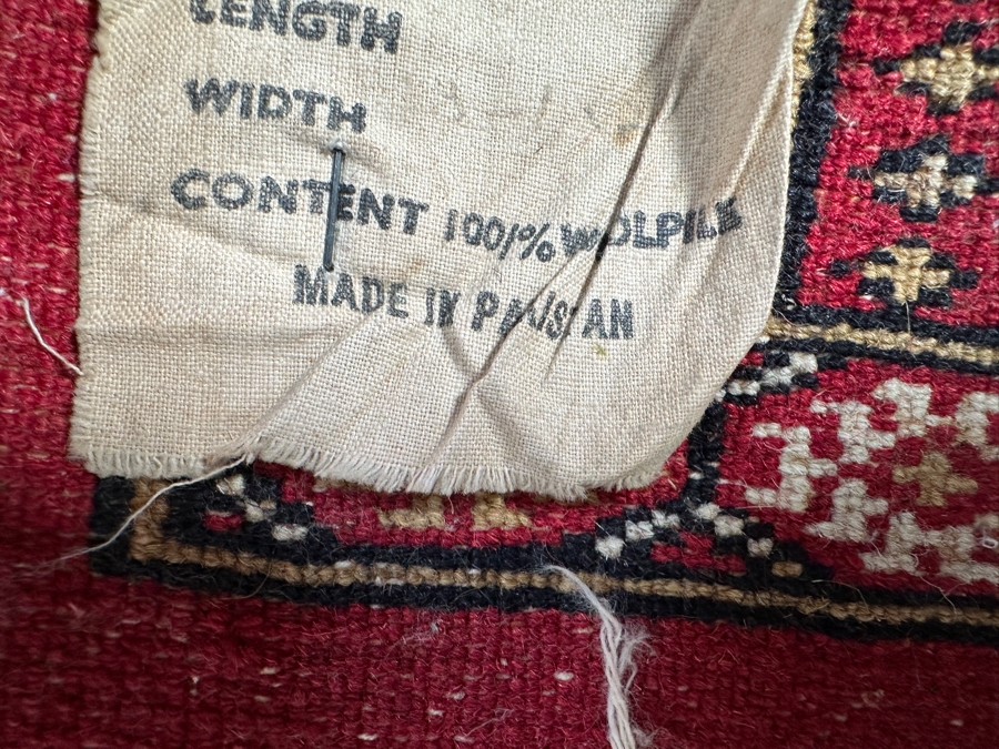 Hand Knotted Wool Persian Boukara Area Rug Made In Pakistan 25 X 38 [Photo 8]