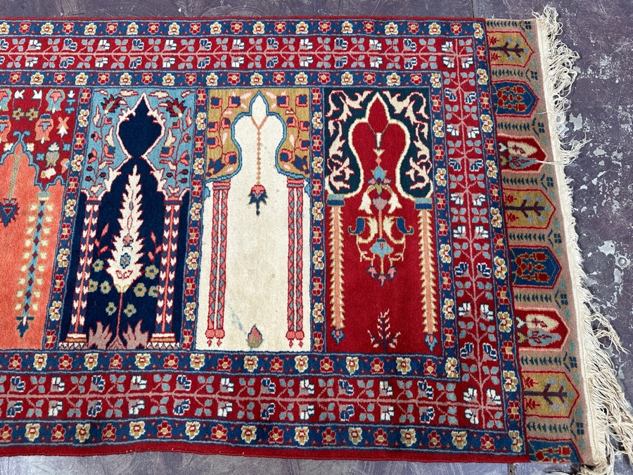 Hand Knotted Wool Persian Area Rug 30 X 92 [Photo 7]