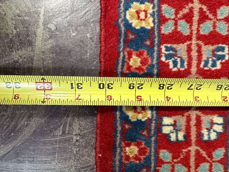 Hand Knotted Wool Persian Area Rug 30 X 92 [Photo 11]