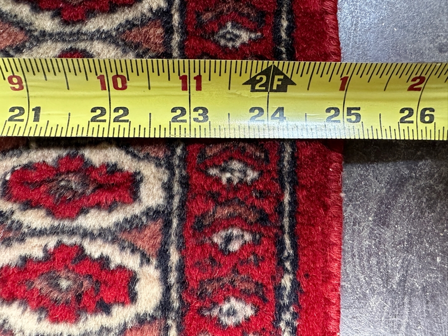 Hand Knotted Wool Persian Prayer Rug 25 X 37 [Photo 8]