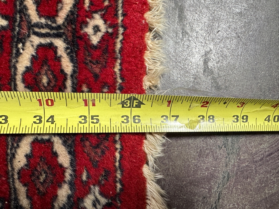 Hand Knotted Wool Persian Prayer Rug 25 X 37 [Photo 9]