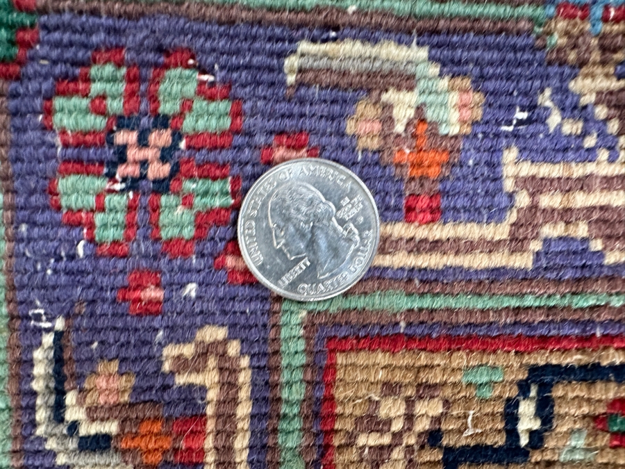 Hand Knotted Wool Persian Area Rug 31.5 X 51 [Photo 8]