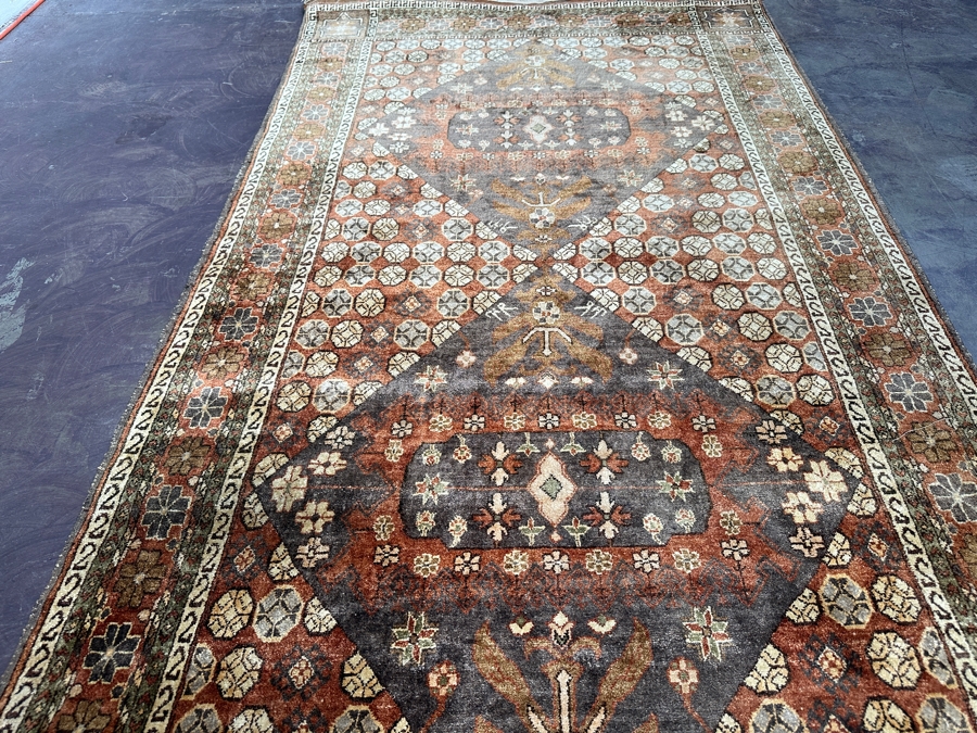 Hand Knotted Wool Persian Area Rug 44 X 86 [Photo 6]