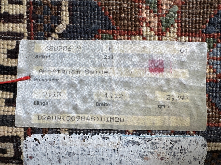 Hand Knotted Wool Persian Area Rug 44 X 86 [Photo 10]