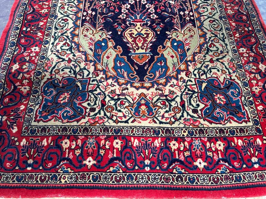 Hand Knotted Wool Persian Area Rug 43 X 70 [Photo 4]