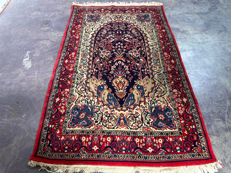 Hand Knotted Wool Persian Area Rug 43 X 70 [Photo 3]