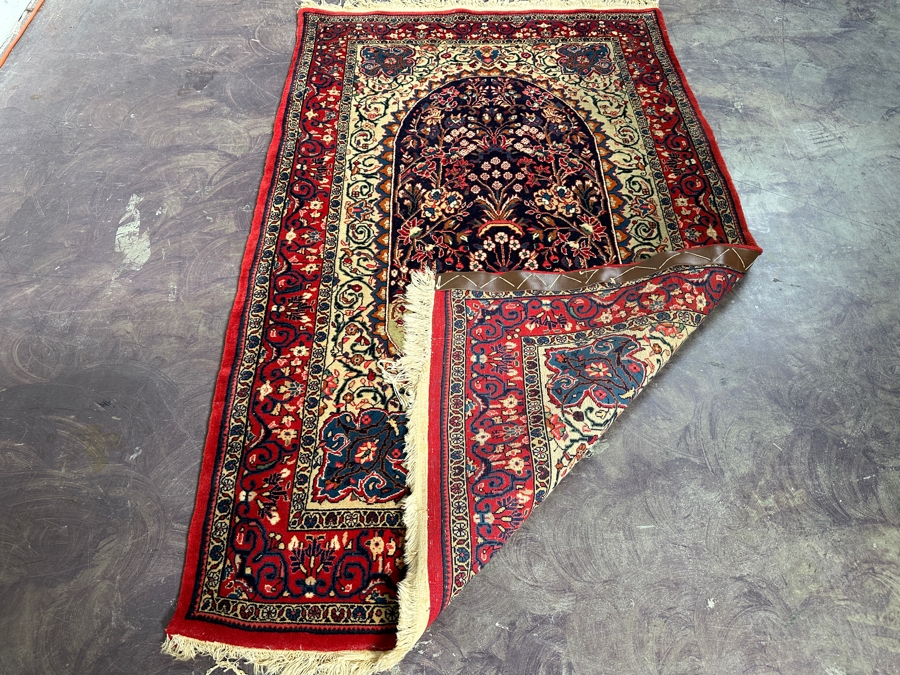 Hand Knotted Wool Persian Area Rug 43 X 70 [Photo 8]