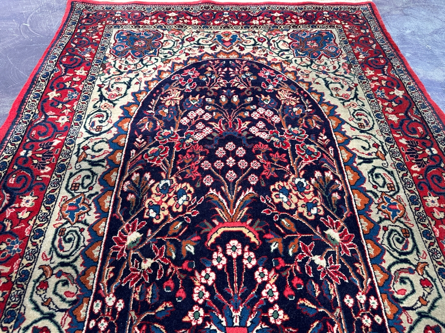 Hand Knotted Wool Persian Area Rug 43 X 70 [Photo 7]